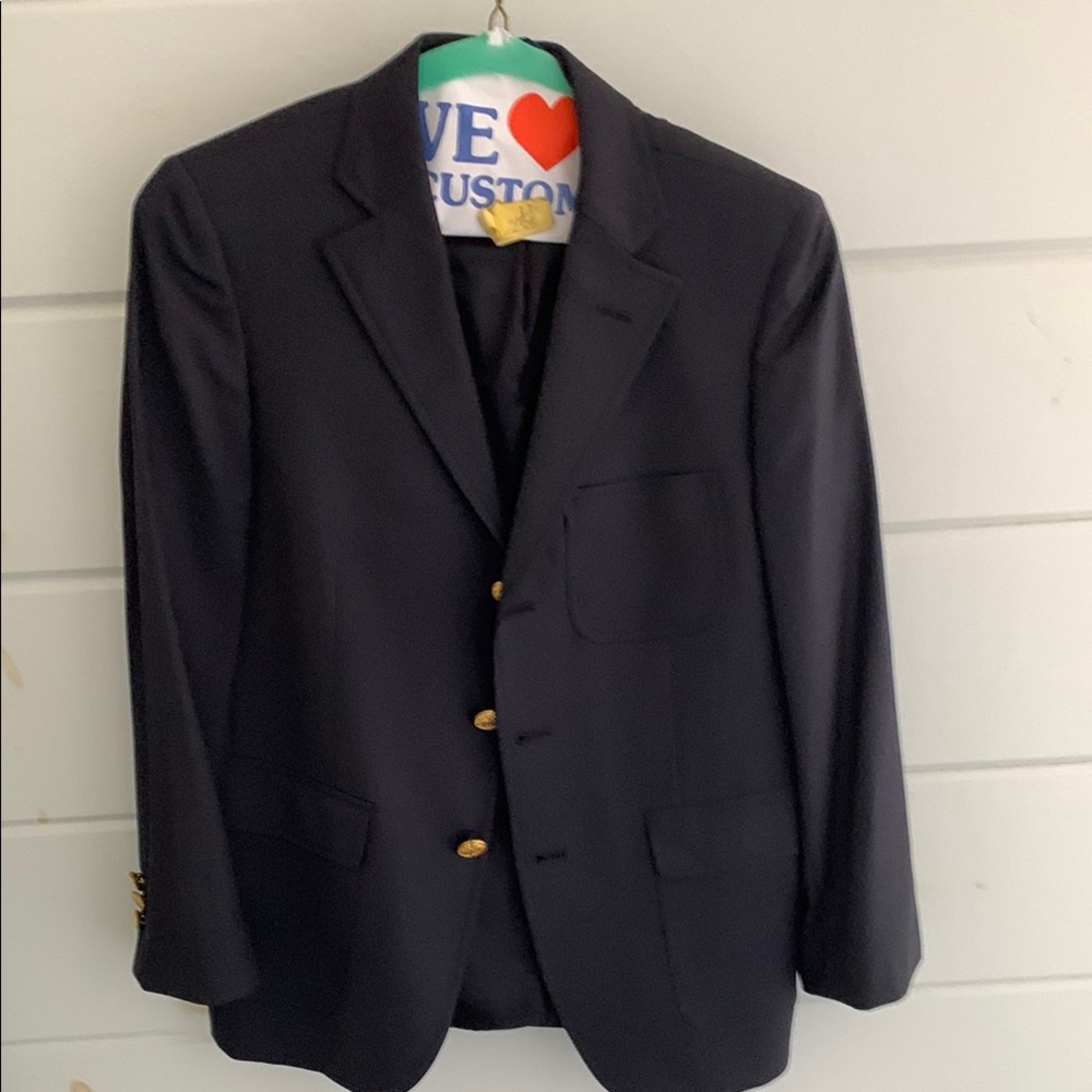 Brooks Brothers Navy 3-Button  Blazer